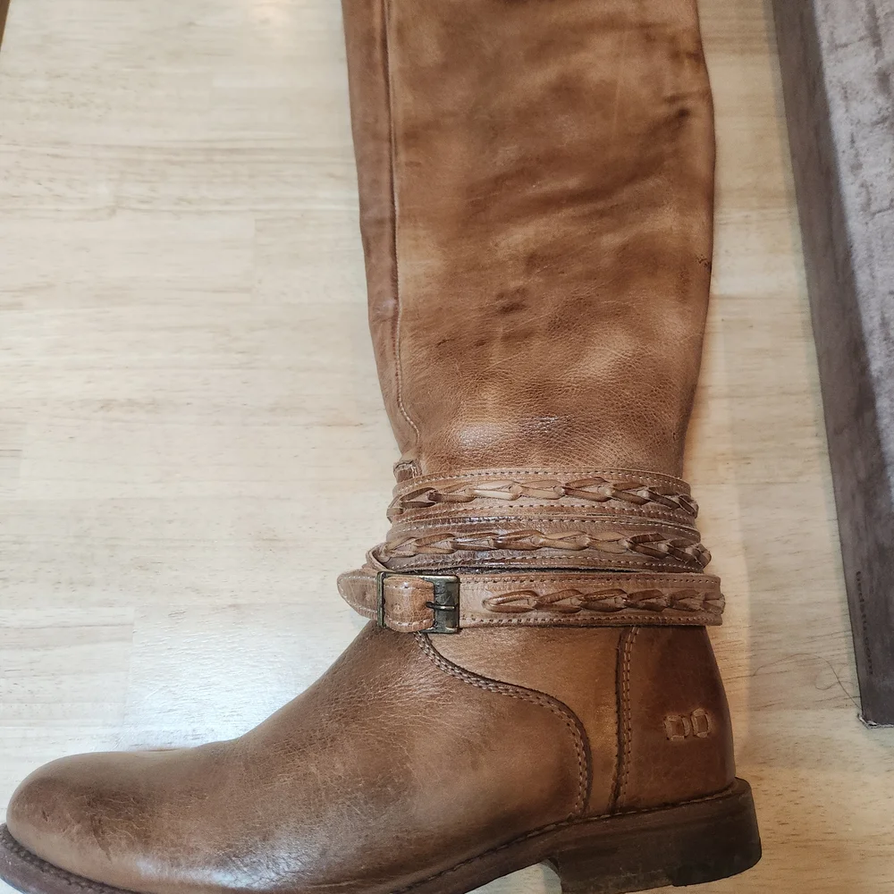 Bed|Stu Women's Eva Brown Leather Boots - Picture 11 of 11